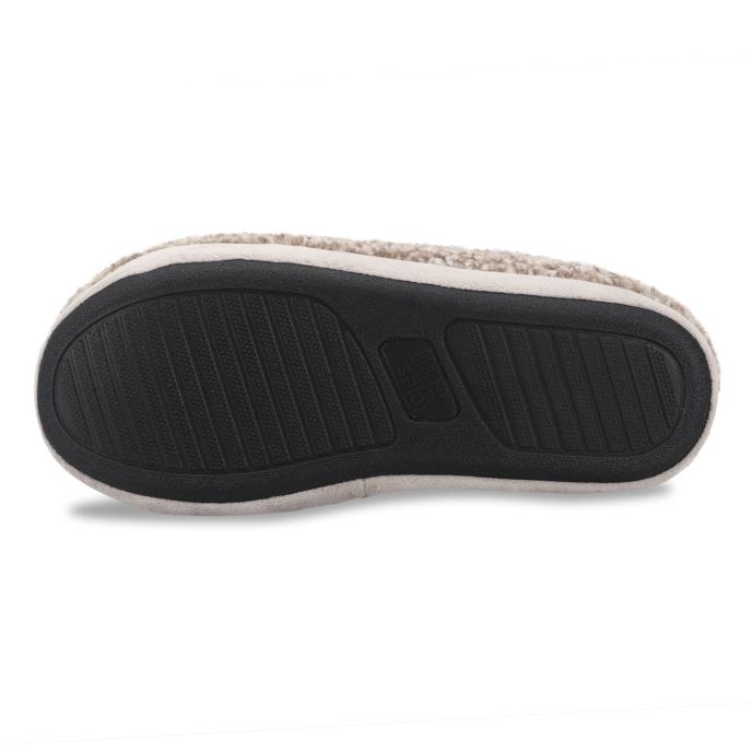 totes toasties® Mens Goat Novelty Mule Slipper Grey Extra Image 6